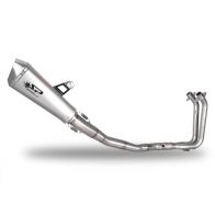 Ligne d'echappement Spark titane Konix pour Kawasaki Ninja 400 18-26