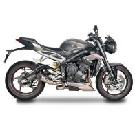 Demi ligne Spark titane Grid-O pour Triumph Street Triple 765 17-26