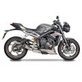 Demi ligne Spark Grid-O catalysée pour Triumph Street Triple 765 R/RS/S 17-19 0