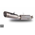 Demi ligne Spark titane Grid-O catalysée pour Triumph Street Triple 765 R/RS/S 20-22 1