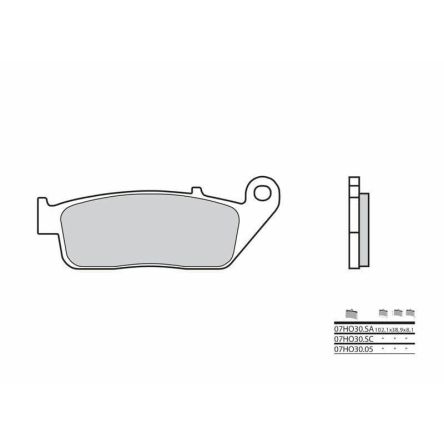 Plaquettes de frein Brembo SA 07HO30SA