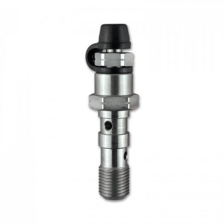 Vis double banjo acier inoxydable M10X125 avec purgeur