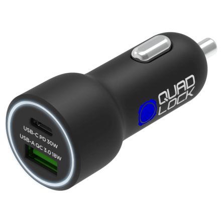 Chargeur allume-cigare Double USB QUAD LOCK