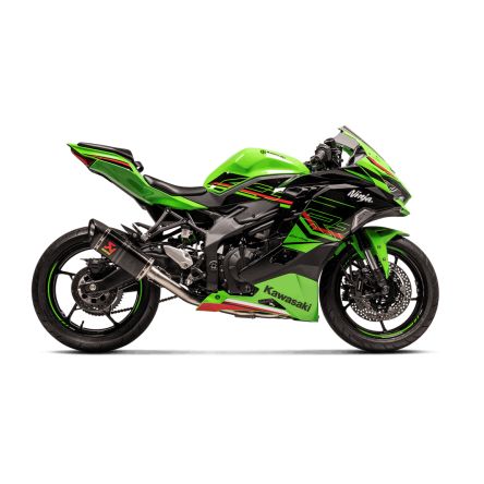 Ligne complète Akrapovic titane pour Kawasaki ZX-4R 23-26