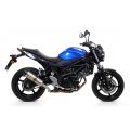 Silencieux Arrow Race-Tech embout carbone pour Suzuki SV650 16-25 0