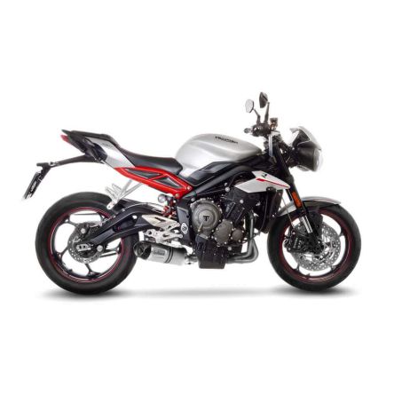 Silencieux Leovince LV One Evo pour Triumph 765 Street Triple 17-22