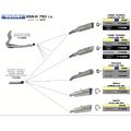 Collecteur racing Arrow pour Suzuki GSXR600 06-10/GSXR750 06-10 3
