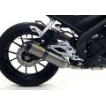 Silencieux Arrow Street-Thunder embout carbone pour Yamaha YZFR 125 19-22 / MT-125 20-25 2