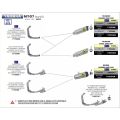 Collecteur racing Arrow pour Yamaha Tracer 700 20-24/MT-07 21-24 2