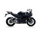Silencieux Arrow Street-Thunder embout carbone pour Yamaha YZFR 125 19-22 / MT-125 20-25 1