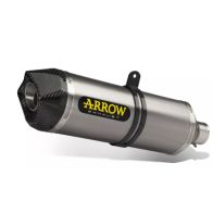 Silencieux Arrow Race Tech embout carbone pour Kawasaki Z650 17-20/Ninja 650 17-20/Versys 650 17-25