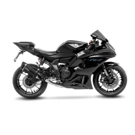 Ligne complète Leovince Factory S BLACK pour Yamaha R7 21-24