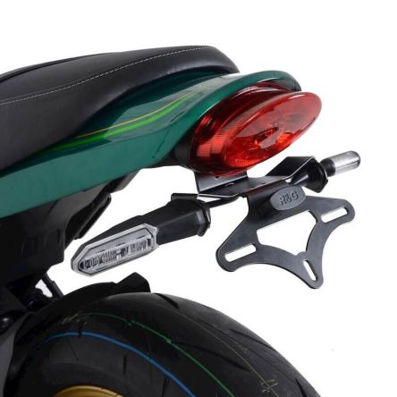 Extension Béquille Latérale CNC Aluminium Pour Kawasaki Z650 Ninja 650 Z650RS 2022+ - Plaque Support Élargie Stable Anti-Enfoncement