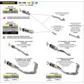 Raccord décatalysé Arrow pour Kawasaki ZX10R 16-19 2