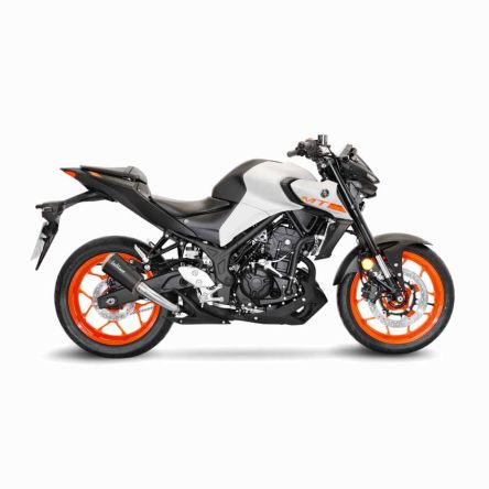 Silencieux Leovince LV-10 BLACK pour Yamaha MT-03 16-19/R3 15-20