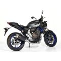 Ligne d'echappement Spark inox Force position haute pour Yamaha MT-07 14-24 2