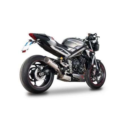 Demi ligne Spark catalysée pour Triumph Street Triple 765 RS/R/S 20-22