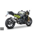 Demi ligne Spark FORCE EVO inox pour Triumph Street Triple 765 17-26 1