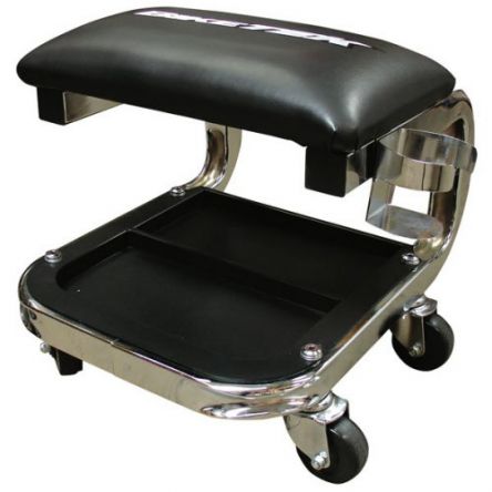 Tabouret de stand chromé