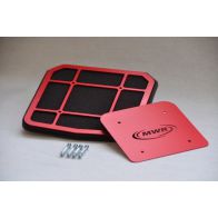 Kit complet filtre à air MWR High Efficient + support de filtre en aluminium pour Ducati 899/959/1199/1299 Panigale