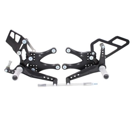 Commandes reculées PP Tuning Triumph 675 Daytona 06-12 / 675 Street Triple 07-12