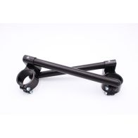 Demi-guidon racing PP TUNING noir relevé