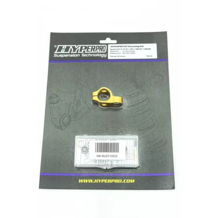 Kit fixation Hyperpro pour Suzuki GSXR600/750 00-07/GSXR1000 01-06/GSXR1300 Hayabusa 08-19