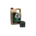 Pack 4L d'huile Castrol Power 1 Ultimate 10W-50 + Filtre a huile HF204 offert 0