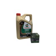 Pack 4L d'huile Castrol Power 1 Ultimate 10W-50 + Filtre a huile HF138 offert