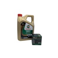 Pack 4L d'huile Castrol Power 1 Ultimate 10W-50 + Filtre a huile HF153 offert
