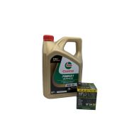 Pack 4L d'huile Castrol Power 1 Ultimate 10W-50 + Filtre a huile Hiflofiltro Racing HF204RC