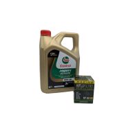 Pack 4L d'huile Castrol Power 1 Ultimate 10W-50 + Filtre a huile Hiflofiltro Racing HF303RC