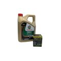 Pack 4L d'huile Castrol Power 1 Ultimate 10W-50 + Filtre a huile Hiflofiltro Racing HF303RC 0