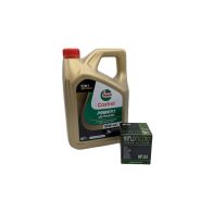 Pack 4L d'huile Castrol Power 1 Ultimate 10W-40 + Filtre a huile HF303 offert