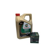 Pack 4L d'huile Castrol Power 1 Ultimate 10W-40 + Filtre a huile HF153 offert