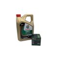 Pack 4L d'huile Castrol Power 1 Ultimate 10W-40 + Filtre a huile HF153 offert 0