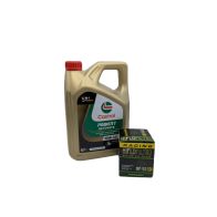 Pack 4L d'huile Castrol Power 1 Ultimate 10W-40 + Filtre a huile Hiflofiltro Racing HF153RC