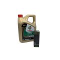 Pack 4L d'huile Castrol Power 1 Ultimate 10W-40 + Filtre a huile HF159 offert 0