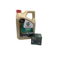 Pack 4L d'huile Castrol Power 1 Ultimate 10W-40 + Filtre a huile HF160 offert