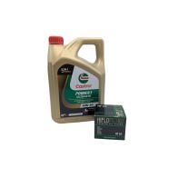 Pack 4L d'huile Castrol Power 1 Ultimate 10W-50 + Filtre a huile HF160 offert