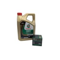 Pack 4L d'huile Castrol Power 1 Ultimate 10W-40 + Filtre a huile HF401 offert