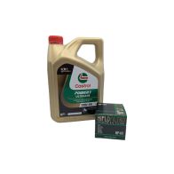 Pack 4L d'huile Castrol Power 1 Ultimate 10W-50 + Filtre a huile HF401 offert