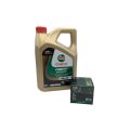 Pack 4L d'huile Castrol Power 1 Ultimate 10W-50 + Filtre a huile HF401 offert 0