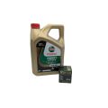 Pack 4L d'huile Castrol Power 1 Ultimate 10W-50 + Filtre a huile HF145 offert 0