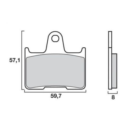 Plaquettes de frein arrière Brembo 07KA21SP