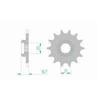Pignon Afam 520 acier 21506