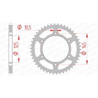 Couronne Afam 520 acier 12305