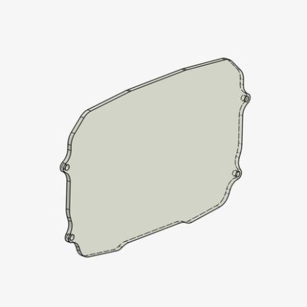 Ecran de protection de rechange Bonamici pour protection de compteur Ducati Streetfighter V4 20-24