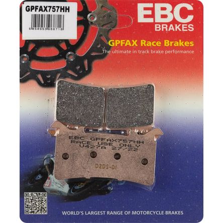 Plaquettes de frein EBC GPFAX757HH