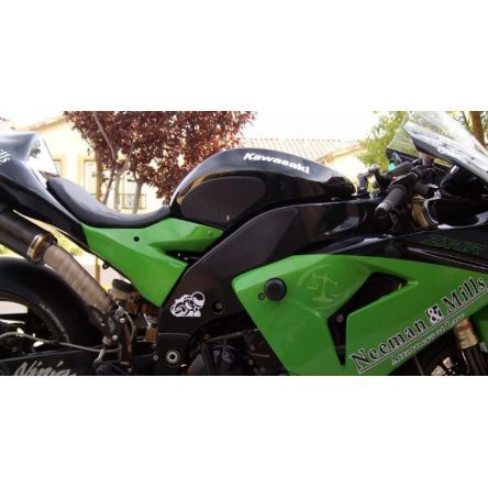 DESTOCKAGE - Grip de réservoir Techspec pour Kawasaki ZX10R 04-07